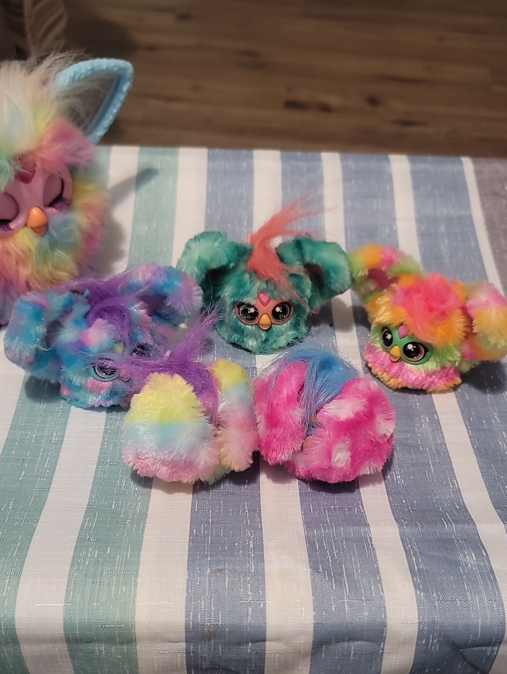 Colorful Plush Small Pets Toy Set - Multicolor